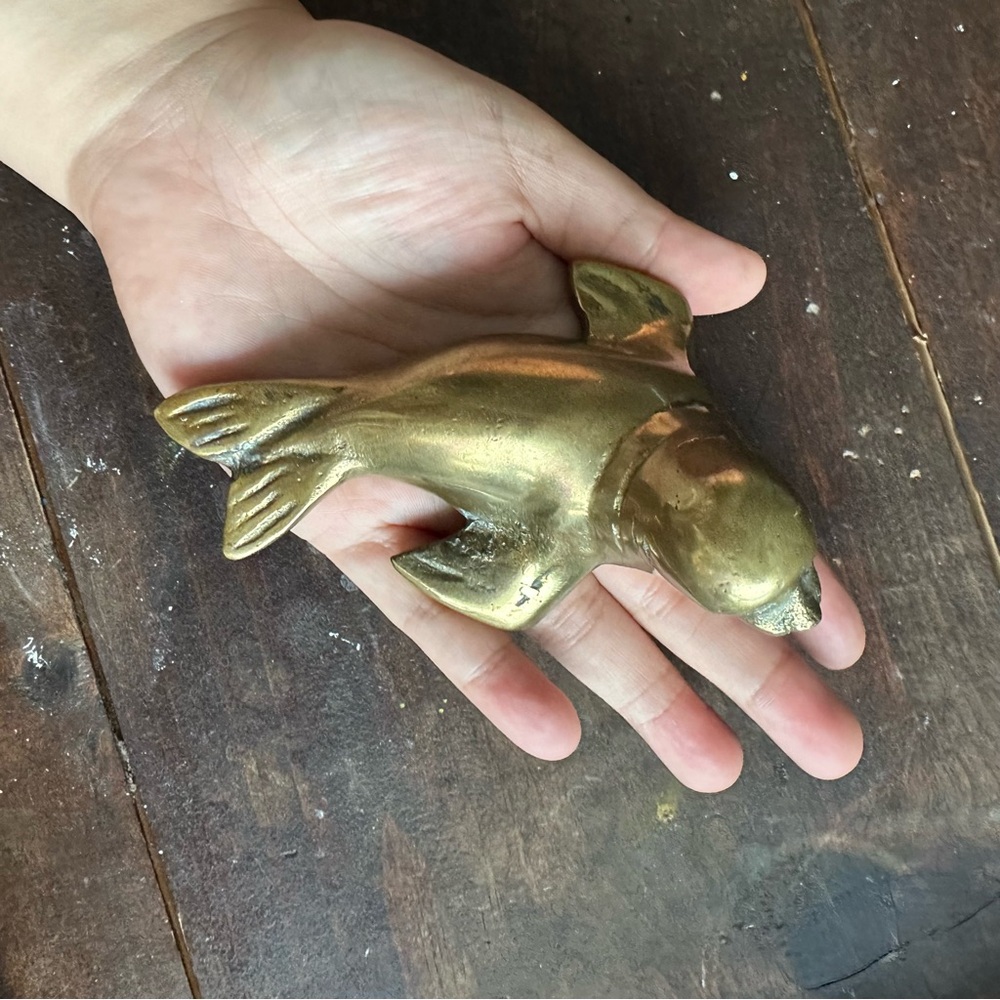 Brass Seal Figurine